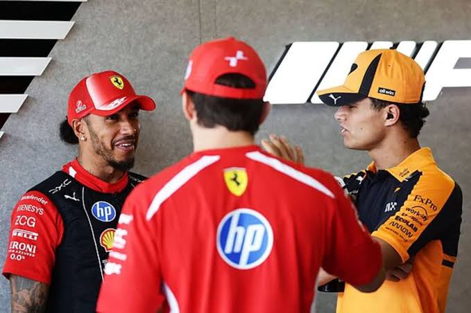 F1 news: Lando Norris demands rival be banned and Lewis Hamilton gives  one-word reply - AOL