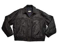 Giorgio Armani Black Leather Flight Puffy Bomber Motorcycle Jacket 46 L Armani Black Mens Jackets Jackets