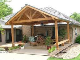 Patio Cover Design Idea Perfect For My House Love The Built In Benches Backyard Patio Patio Design Backyard