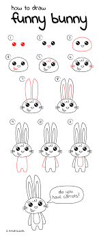 Lessons to develop your painting skills. How To Draw Funny Bunny Easy Drawing Step By Step Perfect For Kids Let S Draw Kids Http Letsdrawkids Com Easy Drawings Bunny Drawing Drawing For Kids