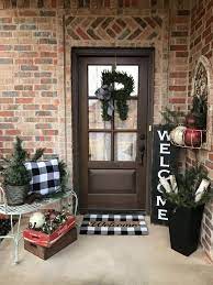 49 Diy Small Porch Decorating Ideas Front Porch Decorating Small Porch Decorating Christmas Front Doors