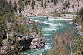 The swinging bridge.jpg 375 × 500; Iconic Kootenai Falls Swing Bridge Being Replaced Flathead Beacon