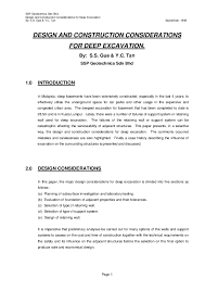 Knowledgeable and experienced in managing projects and offers an. Pdf Ssp Geotechnics Sdn Bhd Design And Construction Considerations For Deep Excavation Design And Construction Considerations For Deep Excavation Rafiqul Islam Academia Edu