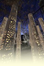 Bamboo Lights At Omotesando Bamboo Light Bamboo Design Landscape Lighting