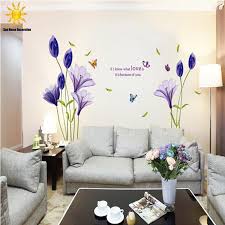Maybe you would like to learn more about one of these? New Fashion Purple Tulips Flowers Wall Stickers For Living Room Diy 3d Wall Sticker Home Decor Redf Buy At A Low Prices On Joom E Commerce Platform