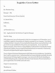 Cover letters are your first impression, so make it a good one. Logistics Administrator Cover Letter October 2021