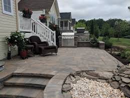 This patio picture is taken from a gorgeous spanish style mansion, no wonder it has european look and feel to it. Patio Pictures Maryland Decking Decks Patios And Fencing