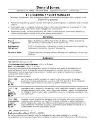 Entry level assistant project manager resume. Sample Resume For A Midlevel Engineering Project Manager Monster Com