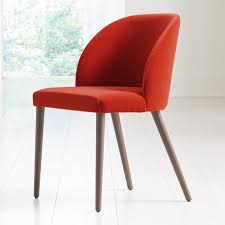 Camille Burnt Orange Velvet Dining Chair Reviews Crate And Barrel Velvet Dining Chairs Dining Chairs Modern Dining Chairs