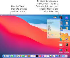 At the top of the info window, click the icon, then choose edit > copy. Ways To Organize Files On Your Mac Desktop Apple Support