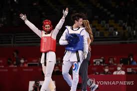 이다빈은 지바 마쿠하리 메세에서 열린 태권도 여자 67kg 초과 급 준결승전에서 세계랭킹 1위인. 9iv4t7govvjbm