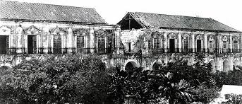 Volcanic eruption, which was preceeded by earthquakes; On June 3 1863 A Great Earthquake Shook Manila Badly Damaging The Palacio Del Gobernador In Intramuros Forcin Philippine Architecture Old Manila Intramuros