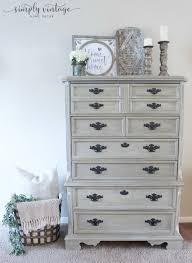 How To Get A Weathered Wood Look With Paint Simply Vintage Creations Painted Bedroom Furniture Chalk Furniture Painted Furniture