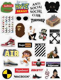 Hypebeast Stickers Laptop Ideas Of Laptop Laptop Hypebeast Stickers Thrasher Supreme Sadboys Dor Hydroflask Stickers Iphone Case Stickers Print Stickers