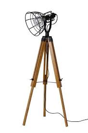 staande lamp 3 poot hout kooi wit of zwart e27 vloerlamp tripod lamp lamp 3 poot