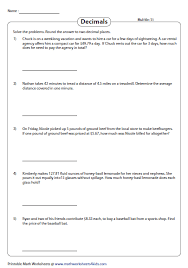 Decimals Multiplication And Division Word Problems Decimal Word Problems Division Word Problems Word Problems
