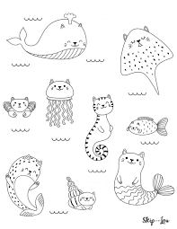 These children may engage in endless, and then brag about his work in front of guests. Sea Animal Kawaii Doodles Kawaii Doodles Hand Drawn Vector Illustrations Cute Coloring Pages