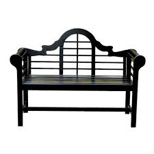 Schwarze Holzbank Indoor Bank Schwarz Gepolstert Storage Bench Black Country Bank Holz Lagerung Seat Stuhle Holzbank Garten Aussensitzbank Gartenbank