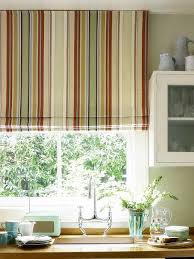 kitchen curtains, living room blinds