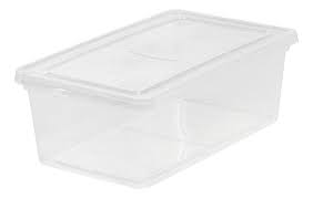 Amazon Com Iris 6 Quart Clear Storage Box 18 Pack Home Amp Kitchen Stackable Storage Boxes Storage Storage Box