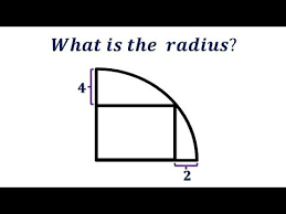 What Is The Radius Of This Quarter Circle Viral Math Problem Learn Math With Zain Youtube Learning Math Studying Math Math