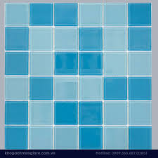 Gạch Mosaic Thủy Tinh MS4803 - Mosaic Hồ Bơi Bình Dương