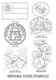 You will find cat, deer, tiger & all sorts of creatures your kid loves to color. Georgia State Symbols Coloring Page From Georgia Category Select From 24858 Printable Crafts Of Ca State Symbols Free Printable Coloring Pages Georgia Symbols