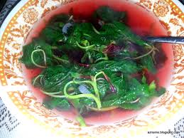 Bayam yang digunakan bisa menggunakan sayur bayam hijau atau bayam merah. Tentang Aku Bayam Merah Masak Bening
