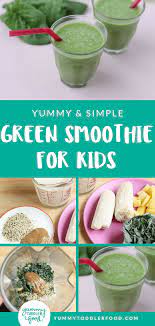Simple Green Smoothie Recipe For Kids So Good Recipe Easy Green Smoothie Smoothie Recipes For Kids Green Smoothie Recipes