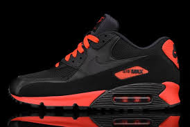 Nike Air Max 90 Essential Black Red Nike Air Max Nike Shoes Women Nike Air Max 90