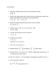 Jika a adalah matriks 2x2 yang memenuhi a. Soal Soal Matriks Revisi
