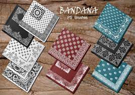 Licenses available for those who can't credit. 20 Bandana Ps Brushes Abr Vol 2 Frame Photoshop Brushes Brushlovers Com