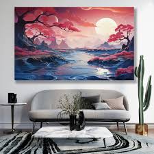 Tablou Canvas pentru Copii Culori Pastelate și Dungi Vesele – The Print  Studio
