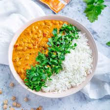 Kokos Kichererbsen Curry Rezept Kichererbsen Curry Lebensmittel Essen Kichererbsen