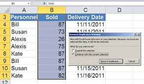 Click home > conditional formatting > highlight cells rules > duplicate values. How To Delete Duplicate Values And Duplicate Records In Excel 2007 And 2010 Techrepublic