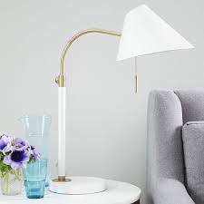 149 00 Mid Century Task Table Lamp White West Elm Area Master Bedroom Table Lamp White Table Lamp Contemporary Table Lamps Mid Century Table Lamp