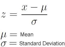 The Z Score Formula For Standard Bell Curves Statistics Math P Value Statistics Notes