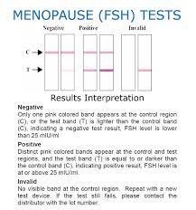 There is no single blood test that reliably predicts when a woman is going through menopause, or menopausal transition. Artron Midstream Menopause Test