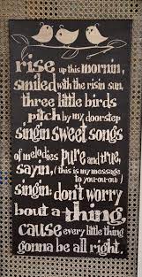 Sale Three Little Birds 12 X 24 Nursery Wall Decor Nursery Shower Gift Baby Gift Nursery Wall Hanging N Three Little Birds Little Birds Nursery Wall Decor