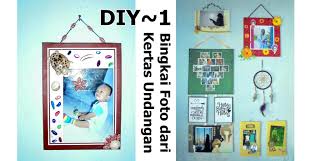 Bahannya cukup mudah didapat kok! Diy Membuat Bingkai Foto Dari Kertas Undangan Reezumiku