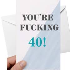 Wishing you an amazing 40th birthday! 40th Birthday Card You Re F Ing Fourty Funny Birthday Card Buy Online In Bahamas At Bahamas Desertcart Com Productid 154288455