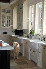 Blogger Tina Of The Enchanted Home S White French Country Kitchen And Dog Teddy French Country Kitchens Modern French Country Kitchen Enchanted Home