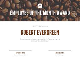 Standard options or custom options of staff board are available. Free Printable Employee Of The Month Certificate Templates Canva