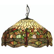 Tiffany Ceiling Lights Dragonfly Medium Single Bulb Fitting Tiffany Lighting Direct