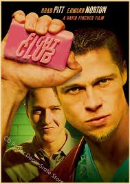 Vintage Movie Posters Retro Prints Fight Club/Leon Poster Classic Film  Retro Home Room Cinema Decor Aesthetic Art Wall Painting