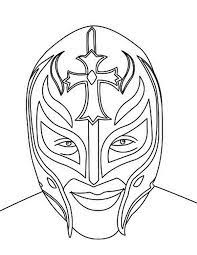 Get hold of these colouring sheets that are full of wwe pictures and involve your kid in painting them. Picture Of Rey Mysterio Coloring Page Color Luna Wwe Coloring Pages Coloring Pages Coloring Pictures