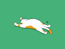 My Lazy Cat Cute Little Drawings Cat Logo Design Lazy Cat