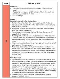 Descriptive writing will bring words to life and makes the text interesting. Descriptive Writing Unit Essay Writing Google Compatible Version