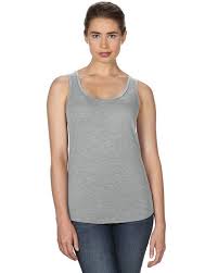 anvil 6751l ladies triblend racerback tank