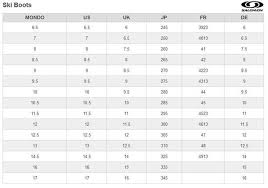 rossignol boots sizing online charts collection